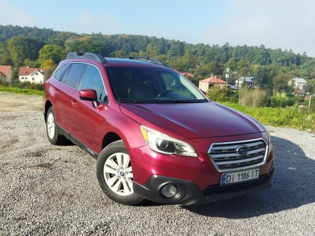 Красный Субару Аутбек, объемом двигателя 2.5 л и пробегом 168 тыс. км за 14300 $, фото 6 на Automoto.ua