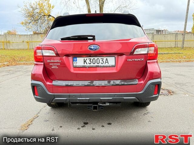Красный Субару Аутбек, объемом двигателя 2.5 л и пробегом 90 тыс. км за 18800 $, фото 5 на Automoto.ua