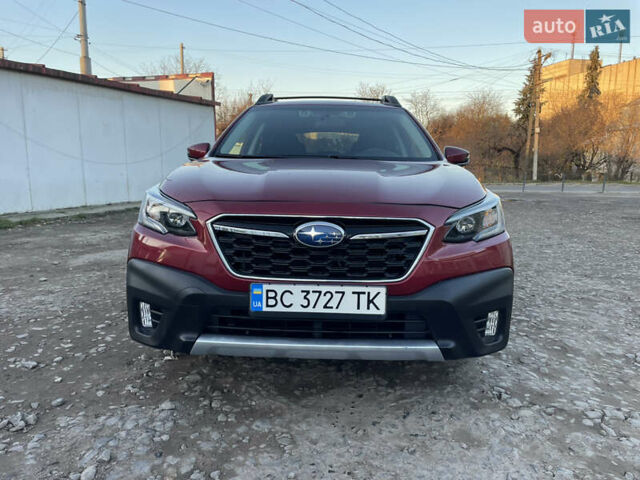 Красный Субару Аутбек, объемом двигателя 2.5 л и пробегом 45 тыс. км за 21900 $, фото 1 на Automoto.ua