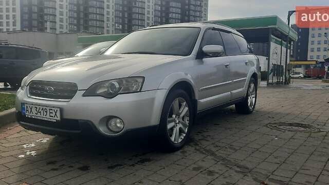 Серый Субару Аутбек, объемом двигателя 3 л и пробегом 200 тыс. км за 5500 $, фото 5 на Automoto.ua