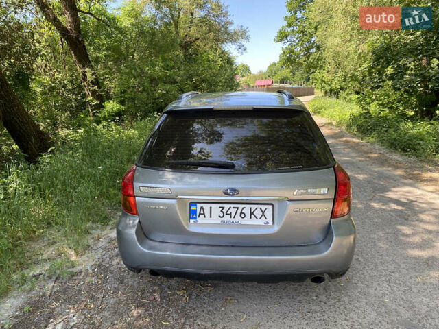 Серый Субару Аутбек, объемом двигателя 3 л и пробегом 290 тыс. км за 5900 $, фото 3 на Automoto.ua