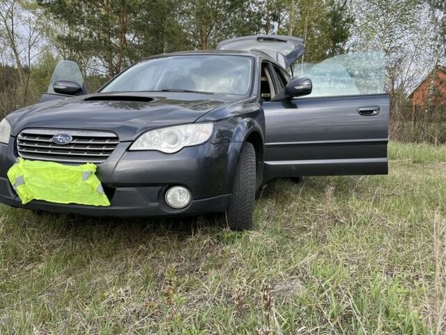 Серый Субару Аутбек, объемом двигателя 2 л и пробегом 347 тыс. км за 3700 $, фото 2 на Automoto.ua