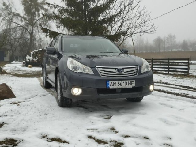 Серый Субару Аутбек, объемом двигателя 2.5 л и пробегом 210 тыс. км за 9900 $, фото 4 на Automoto.ua