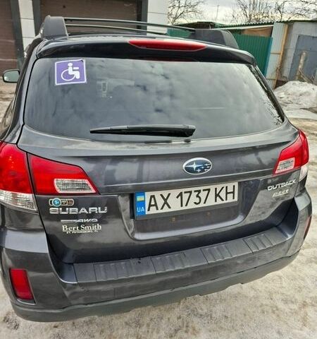 Сірий Субару Аутбек, об'ємом двигуна 2.46 л та пробігом 183 тис. км за 9000 $, фото 2 на Automoto.ua