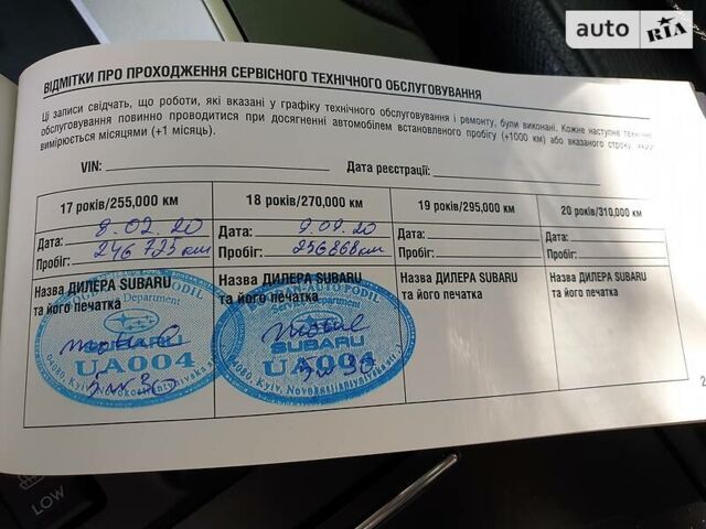 Серый Субару Аутбек, объемом двигателя 2.5 л и пробегом 322 тыс. км за 9700 $, фото 33 на Automoto.ua