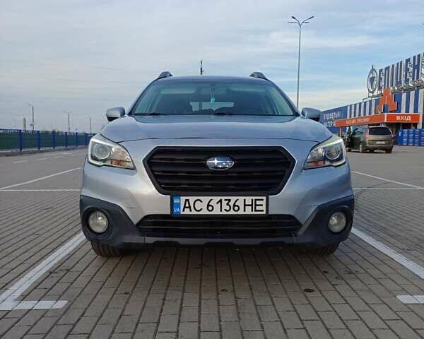 Серый Субару Аутбек, объемом двигателя 2.5 л и пробегом 210 тыс. км за 10990 $, фото 1 на Automoto.ua