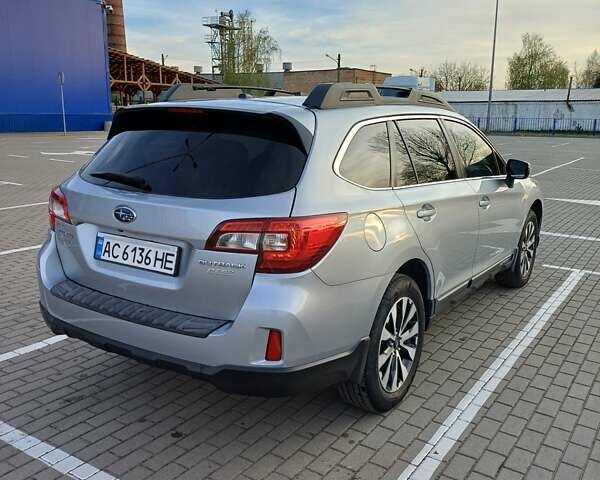 Серый Субару Аутбек, объемом двигателя 2.5 л и пробегом 210 тыс. км за 10990 $, фото 5 на Automoto.ua