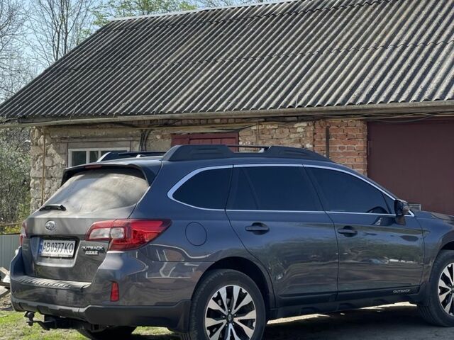 Серый Субару Аутбек, объемом двигателя 2.5 л и пробегом 215 тыс. км за 13200 $, фото 2 на Automoto.ua