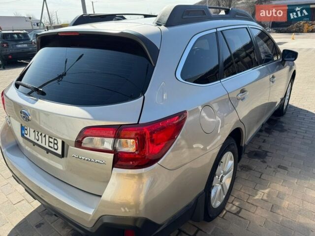 Серый Субару Аутбек, объемом двигателя 2.5 л и пробегом 135 тыс. км за 16200 $, фото 4 на Automoto.ua