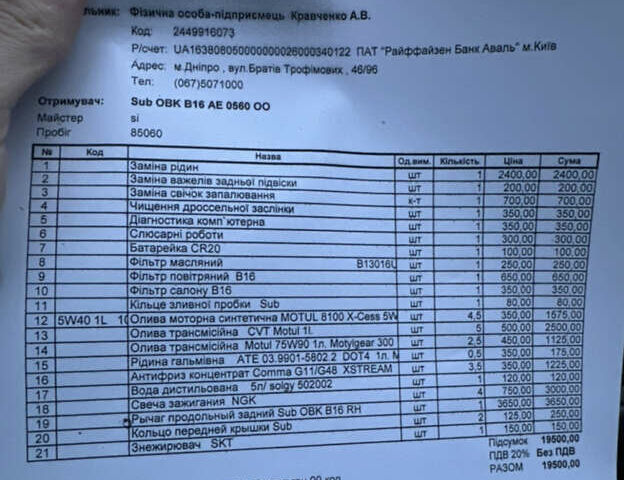 Серый Субару Аутбек, объемом двигателя 2.5 л и пробегом 97 тыс. км за 21900 $, фото 25 на Automoto.ua