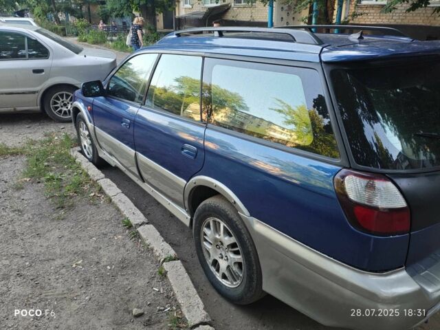 Синий Субару Аутбек, объемом двигателя 3 л и пробегом 400 тыс. км за 2500 $, фото 3 на Automoto.ua