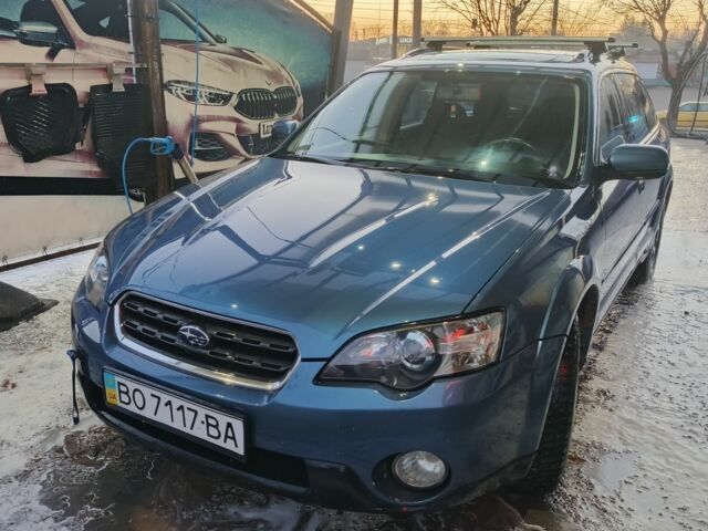 Синий Субару Аутбек, объемом двигателя 2.5 л и пробегом 290 тыс. км за 5400 $, фото 4 на Automoto.ua