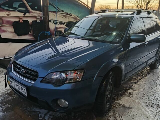 Синий Субару Аутбек, объемом двигателя 2.5 л и пробегом 290 тыс. км за 5400 $, фото 2 на Automoto.ua