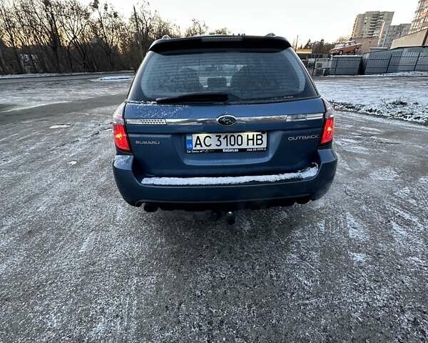 Синій Субару Аутбек, об'ємом двигуна 3 л та пробігом 304 тис. км за 6500 $, фото 3 на Automoto.ua