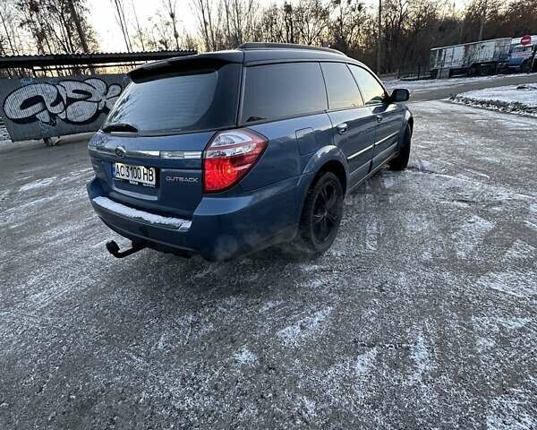 Синій Субару Аутбек, об'ємом двигуна 3 л та пробігом 304 тис. км за 6500 $, фото 2 на Automoto.ua