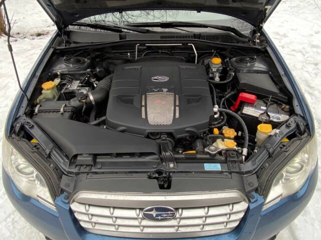 Синій Субару Аутбек, об'ємом двигуна 3 л та пробігом 205 тис. км за 8800 $, фото 9 на Automoto.ua