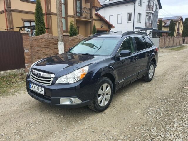 Синий Субару Аутбек, объемом двигателя 2.5 л и пробегом 316 тыс. км за 8650 $, фото 1 на Automoto.ua