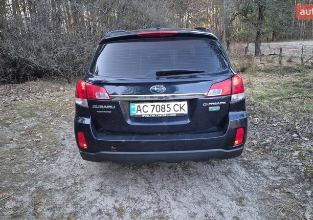 Синий Субару Аутбек, объемом двигателя 2.5 л и пробегом 255 тыс. км за 7500 $, фото 2 на Automoto.ua