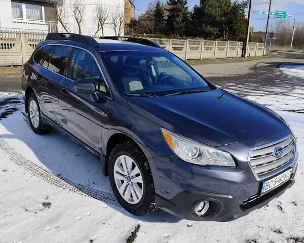 Синий Субару Аутбек, объемом двигателя 2.5 л и пробегом 156 тыс. км за 12900 $, фото 3 на Automoto.ua