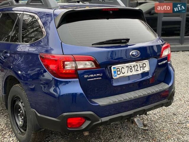 Синий Субару Аутбек, объемом двигателя 2.46 л и пробегом 205 тыс. км за 13700 $, фото 4 на Automoto.ua