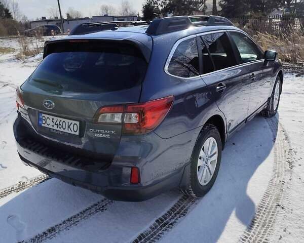 Синий Субару Аутбек, объемом двигателя 2.5 л и пробегом 156 тыс. км за 12900 $, фото 4 на Automoto.ua