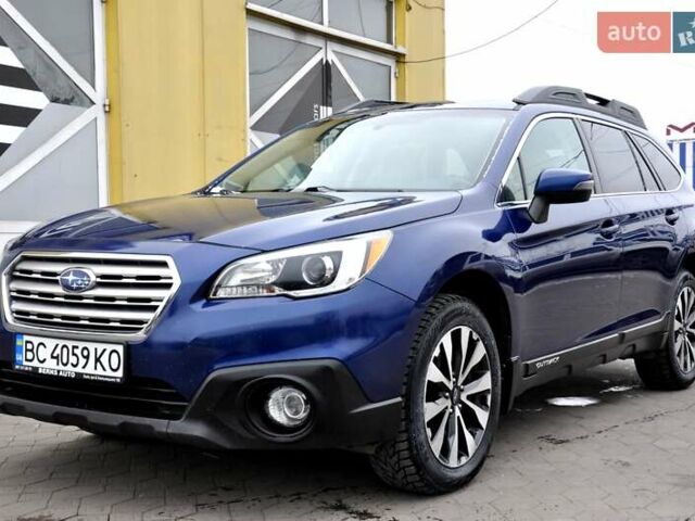 Синий Субару Аутбек, объемом двигателя 2.46 л и пробегом 168 тыс. км за 10999 $, фото 1 на Automoto.ua