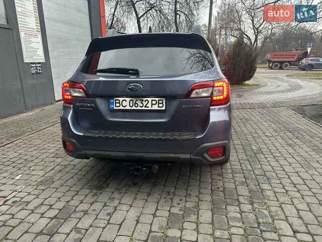 Синий Субару Аутбек, объемом двигателя 2.46 л и пробегом 157 тыс. км за 15400 $, фото 8 на Automoto.ua