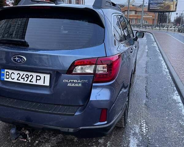 Синий Субару Аутбек, объемом двигателя 2.5 л и пробегом 188 тыс. км за 15300 $, фото 1 на Automoto.ua