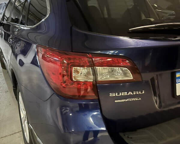 Синий Субару Аутбек, объемом двигателя 2.5 л и пробегом 202 тыс. км за 13500 $, фото 7 на Automoto.ua