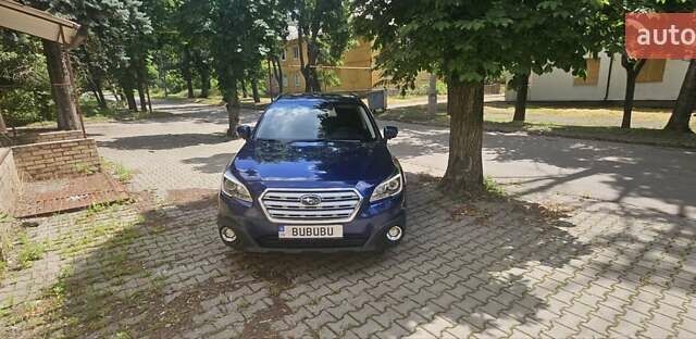 Синий Субару Аутбек, объемом двигателя 2 л и пробегом 258 тыс. км за 15000 $, фото 2 на Automoto.ua