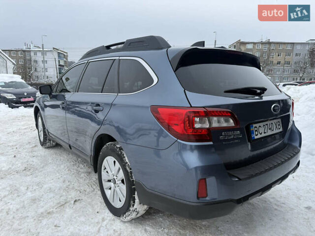 Синий Субару Аутбек, объемом двигателя 2.5 л и пробегом 176 тыс. км за 12900 $, фото 1 на Automoto.ua