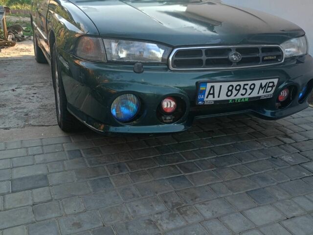 Зеленый Субару Аутбек, объемом двигателя 2.5 л и пробегом 305 тыс. км за 2200 $, фото 5 на Automoto.ua