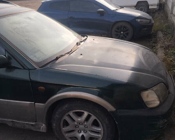 Зеленый Субару Аутбек, объемом двигателя 2.46 л и пробегом 350 тыс. км за 2500 $, фото 2 на Automoto.ua