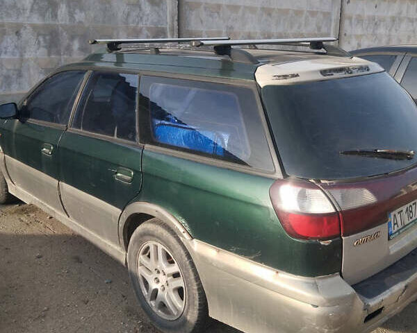 Зеленый Субару Аутбек, объемом двигателя 2.46 л и пробегом 350 тыс. км за 2500 $, фото 4 на Automoto.ua