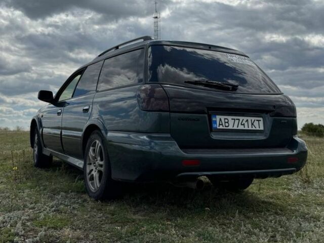 Зеленый Субару Аутбек, объемом двигателя 3 л и пробегом 400 тыс. км за 5500 $, фото 2 на Automoto.ua