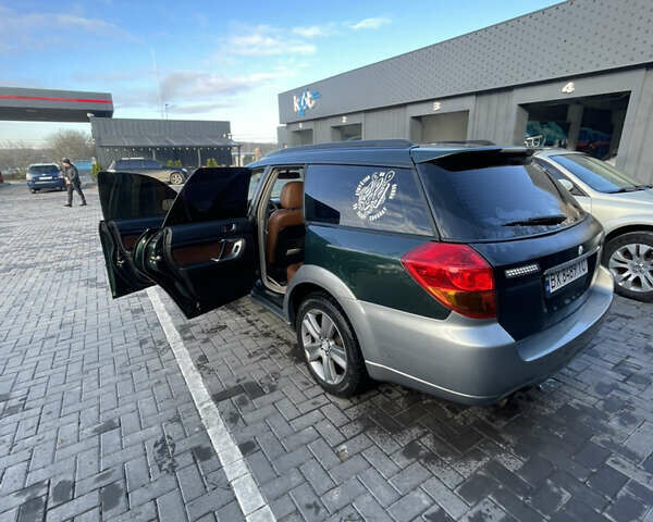 Зеленый Субару Аутбек, объемом двигателя 3 л и пробегом 307 тыс. км за 6400 $, фото 19 на Automoto.ua