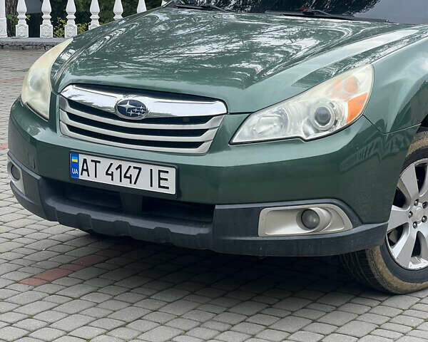 Зеленый Субару Аутбек, объемом двигателя 2.46 л и пробегом 220 тыс. км за 9300 $, фото 2 на Automoto.ua