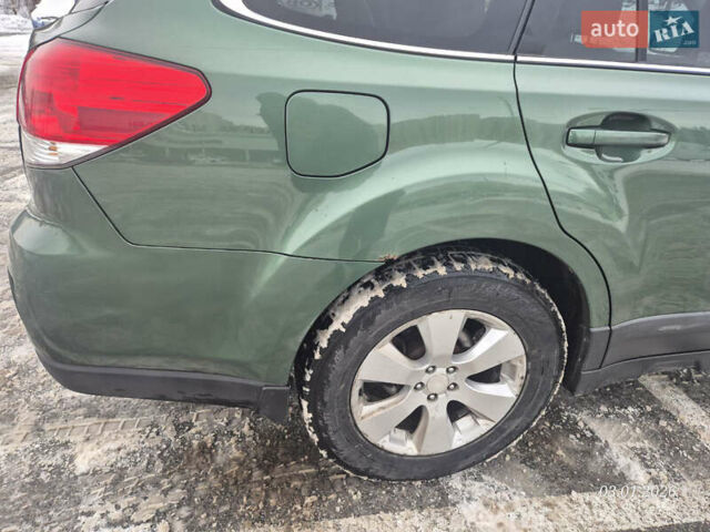Зелений Субару Аутбек, об'ємом двигуна 2.5 л та пробігом 197 тис. км за 7500 $, фото 7 на Automoto.ua