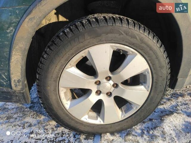 Зеленый Субару Аутбек, объемом двигателя 2.46 л и пробегом 259 тыс. км за 9500 $, фото 14 на Automoto.ua