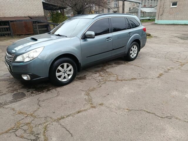 Зеленый Субару Аутбек, объемом двигателя 2 л и пробегом 289 тыс. км за 8500 $, фото 2 на Automoto.ua