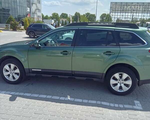 Зеленый Субару Аутбек, объемом двигателя 2.5 л и пробегом 242 тыс. км за 8200 $, фото 6 на Automoto.ua