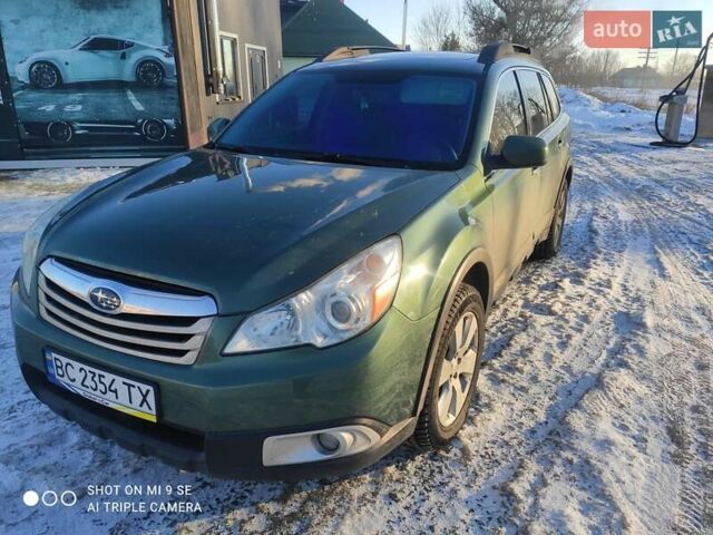 Зеленый Субару Аутбек, объемом двигателя 2.46 л и пробегом 259 тыс. км за 9500 $, фото 15 на Automoto.ua