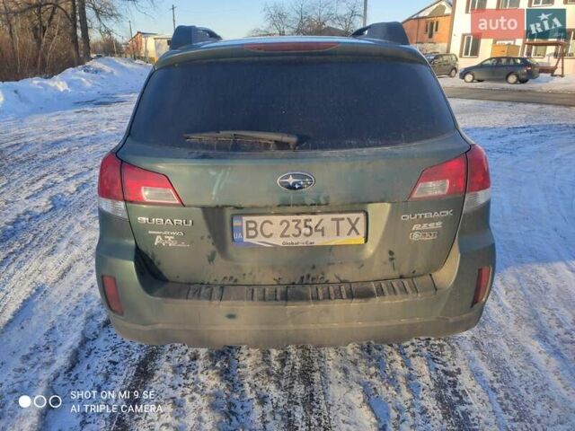 Зеленый Субару Аутбек, объемом двигателя 2.46 л и пробегом 259 тыс. км за 9500 $, фото 20 на Automoto.ua