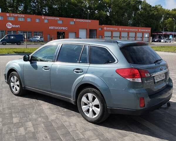 Зелений Субару Аутбек, об'ємом двигуна 2 л та пробігом 315 тис. км за 8500 $, фото 2 на Automoto.ua