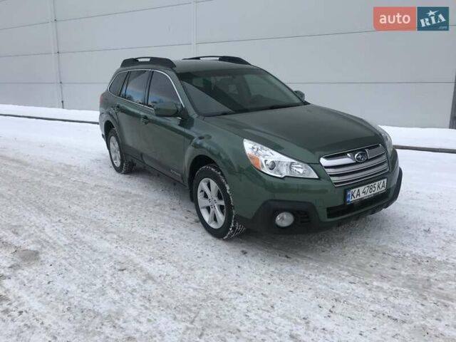 Зелений Субару Аутбек, об'ємом двигуна 2.5 л та пробігом 152 тис. км за 10700 $, фото 1 на Automoto.ua
