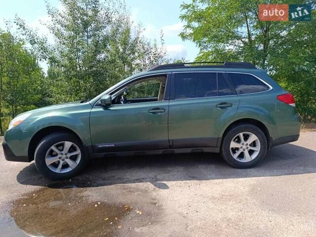 Зеленый Субару Аутбек, объемом двигателя 2.5 л и пробегом 256 тыс. км за 11800 $, фото 2 на Automoto.ua