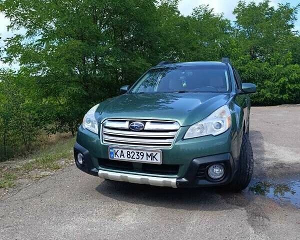 Зеленый Субару Аутбек, объемом двигателя 2.5 л и пробегом 256 тыс. км за 11800 $, фото 1 на Automoto.ua
