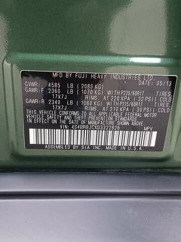 Зеленый Субару Аутбек, объемом двигателя 2.5 л и пробегом 256 тыс. км за 11800 $, фото 12 на Automoto.ua