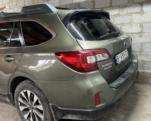 Зелений Субару Аутбек, об'ємом двигуна 2.5 л та пробігом 200 тис. км за 16500 $, фото 6 на Automoto.ua