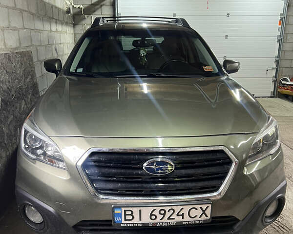 Зелений Субару Аутбек, об'ємом двигуна 2.5 л та пробігом 200 тис. км за 16500 $, фото 2 на Automoto.ua